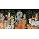 Pichwai Painting ~ Krishna with Gopis { 3 X 4 Feet }